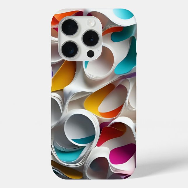 Coques Case-Mate iPhone Waves of Color Geometry (Verso)
