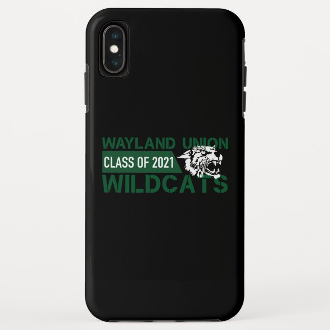 Coques Case-Mate iPhone Wayland Union Wildcats #3 (Dos)
