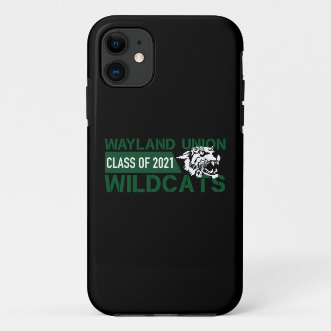 Coques Case-Mate iPhone Wayland Union Wildcats #3 (Dos)