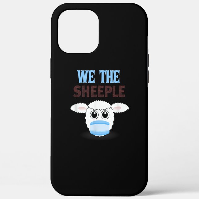 Coques Case-Mate iPhone We are the sheeple | shsheep witmasmask (Verso)