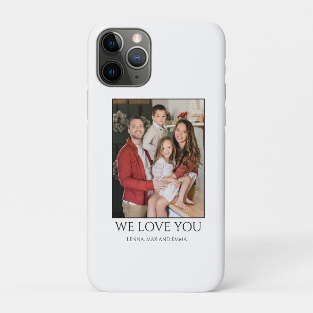 Coques Case-Mate iPhone We Love You Dad Gift Custom Photo (Dos)
