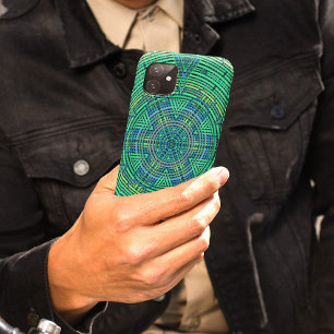 Case-Mate iPhone Case Weaver Mandala Vert et Bleu