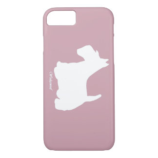 Coque Case-Mate iPhone Wedgewof Scottish Terrier Pink