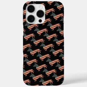 Coque iPhone 16 Pro Max Weenie Le Peuple Dachshund 4 juillet