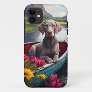 Case-Mate iPhone Case Weimaraner sur une pagaie : une aventure pittoresq