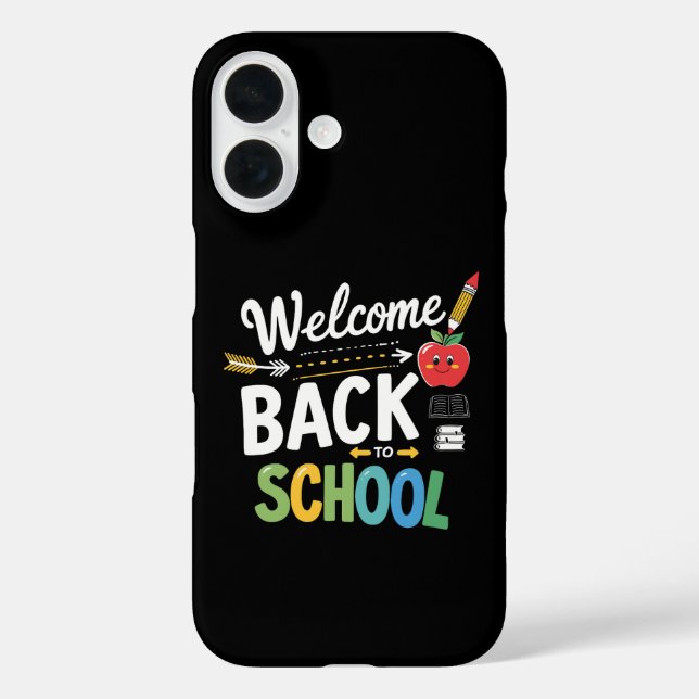 Coques Case-Mate iPhone Welcome Back To School First Day of School Teacher (Verso)