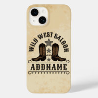 Western Cowboy Boots AJOUTER LE NOM Sheriff Spurs