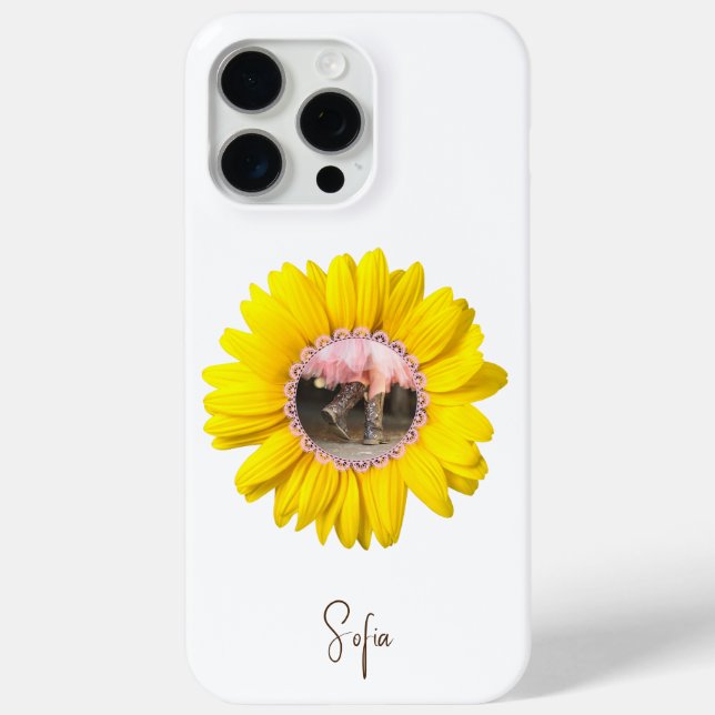 Coques Case-Mate iPhone Western Foral Yellow Sunflower Boots Fête des mère (Verso)