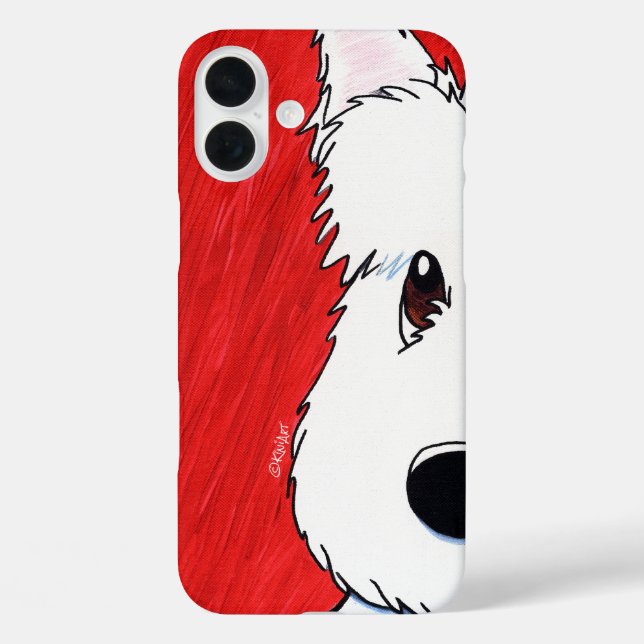 Coques Case-Mate iPhone Westie en rouge (Verso)