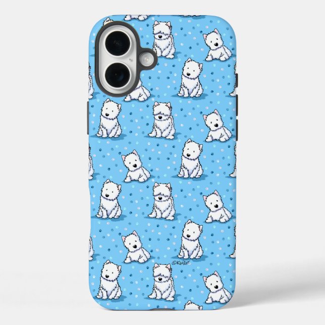 Coques Case-Mate iPhone Westies KiniArt (Verso)
