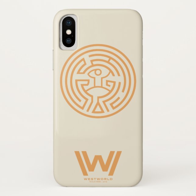Coques Case-Mate iPhone Westworld | Le symbole Maze (Dos)