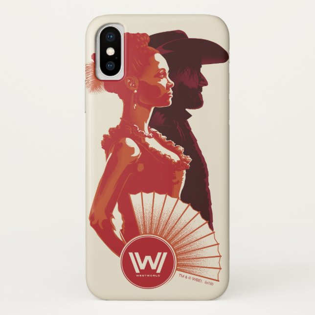 Coques Case-Mate iPhone Westworld | Portrait du crayon maeve et hector (Dos)