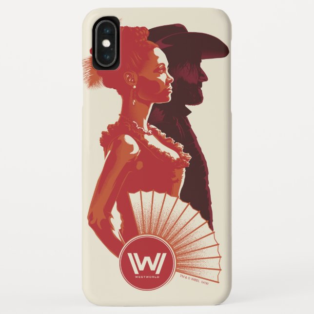 Coques Case-Mate iPhone Westworld | Portrait du crayon maeve et hector (Dos)