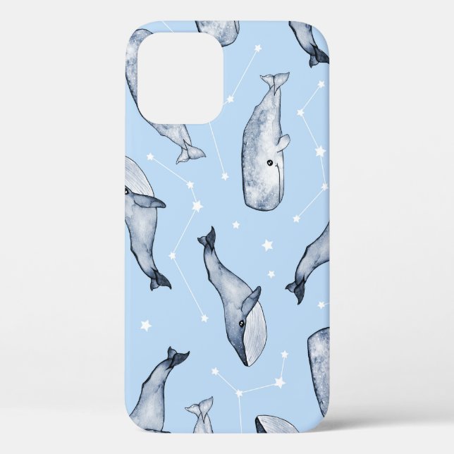 Coques Case-Mate iPhone Whale Wonders : Aquarelle Starry Sky (Verso)