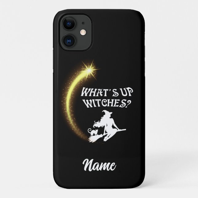 Coques Case-Mate iPhone What's Up Witches Sparkle Halloween Téléphone Case (Dos)