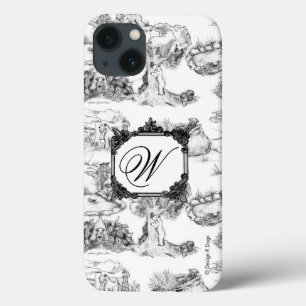 Case-Mate iPhone Case WHEATEN Terrier Black Toile avec Monogramme