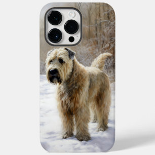 Coque Case-Mate iPhone Wheaten Terrier Laissez Tomber la Neige Noël 