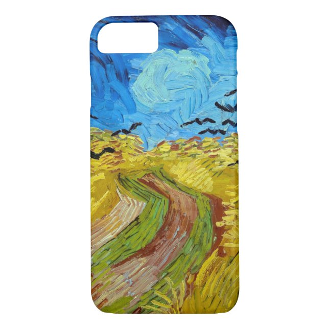 Coques Case-Mate iPhone Wheatfield with Crows, Van Gogh (Dos)