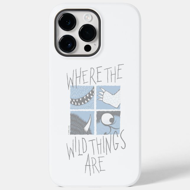 Coques Case-Mate iPhone Where The Wild Things Are | Graphique Carré (Verso)