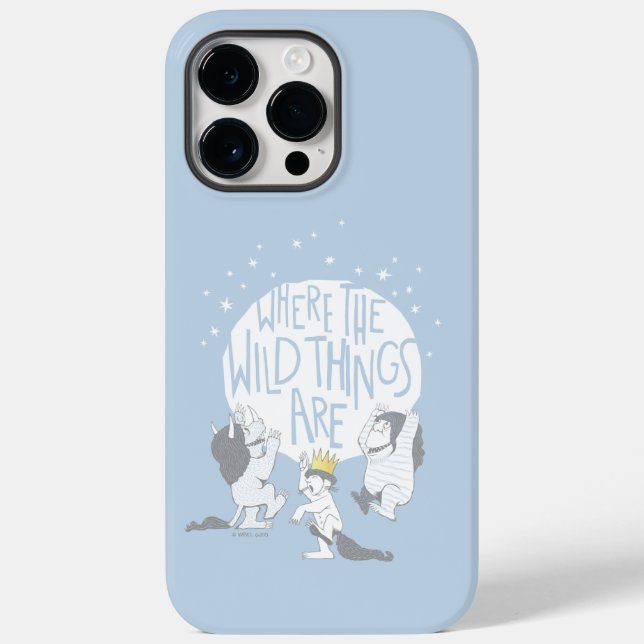 Coques Case-Mate iPhone Where The Wild Things Are | Moon & Stars (Verso)