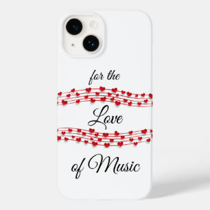 Coque Case-Mate iPhone Whimsical coeurs musique "Pour l'amour de la musiq