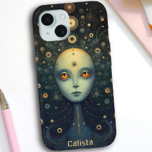 Coque Case-Mate iPhone Whimsical Cosmic Alien Art personnalisé