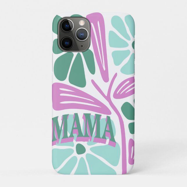 Coques Case-Mate iPhone Whimsical Floral Mom  (Dos)