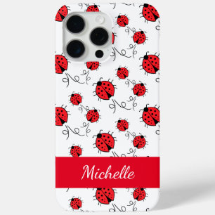 Coque Case-Mate iPhone Whimsical Ladybugs Motif Cute personnalisée