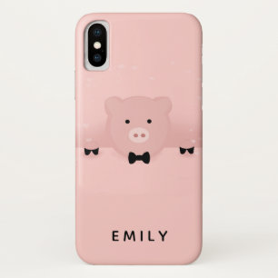 Case-Mate iPhone Case Whimsical pink pig cute Farm Animal