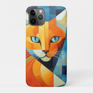 Case-Mate iPhone Case Whiskers Abstraits : Chat orange