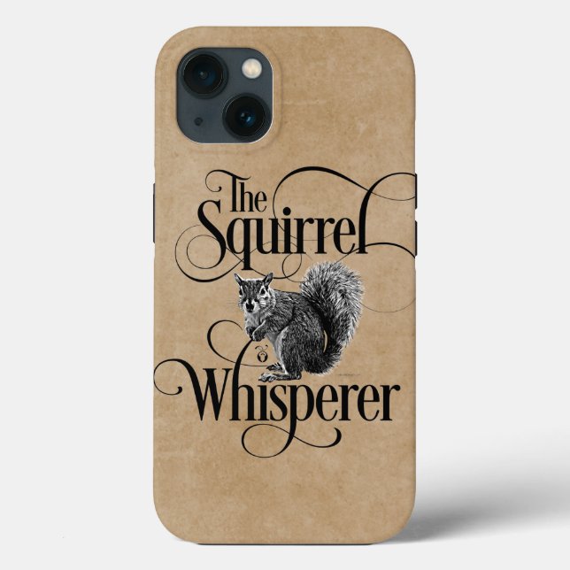 Coques Case-Mate iPhone Whisperer d'écureuil - amusant amoureux d'écureuil (Verso)