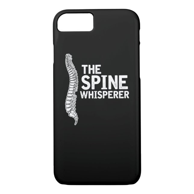 Coques Case-Mate iPhone Whisperer d'épine de chiropractie - chiroprakteur (Dos)