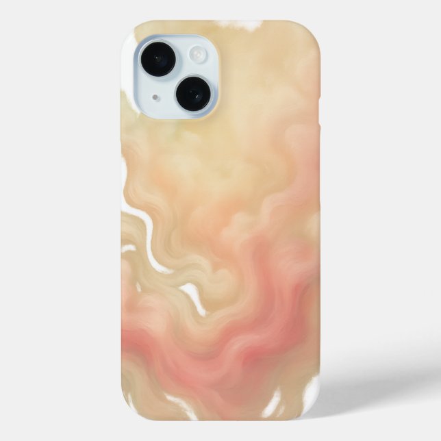 Coques Case-Mate iPhone Whispers of Dawn Elegant Pastel Flow (Verso)