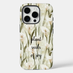 Coque iPhone 16 Pro White Calla Lily Floral Joie