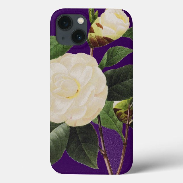 Coques Case-Mate iPhone White Camellia (Verso)