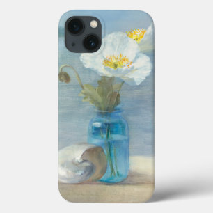Etui iPhone 13 White Flower Overlooking the Sea