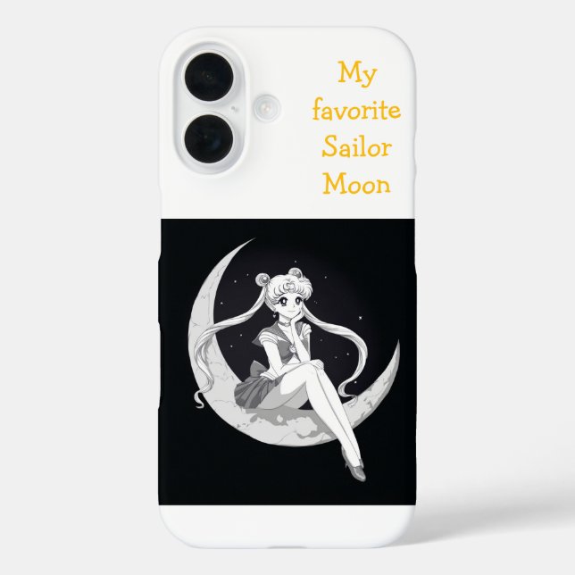 Coques Case-Mate iPhone White  Phone Case "My favorite Sailor Moon" (Verso)
