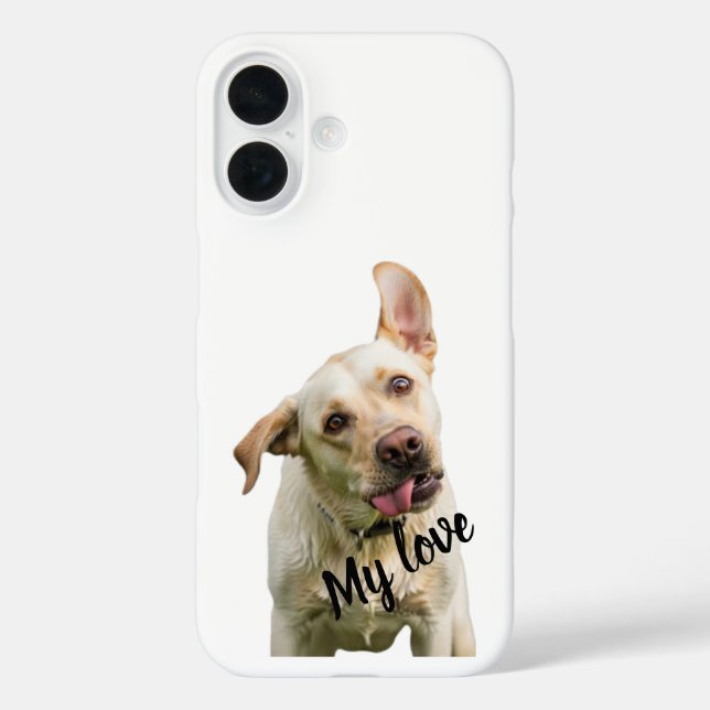 Coques Case-Mate iPhone White Photo Minimalist Pet Memorial iPhone Case (Verso)