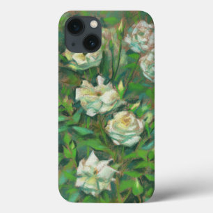 Coque Case-Mate iPhone White roses, green leaves, beautiful flowers