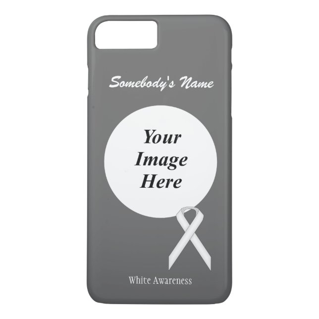 Coques Case-Mate iPhone White Standard Ribbon Tmpl par Kenneth Yoncich (Dos)