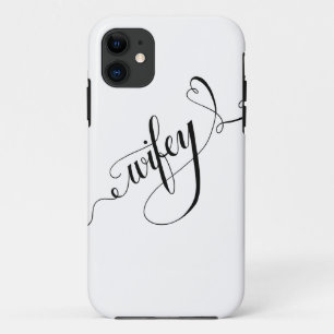 Case-Mate iPhone Case Wifey Hand Lettering Calligraphy Heart