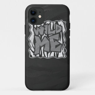 Coque iPhone 11 Wild Me Tiger noir et blanc