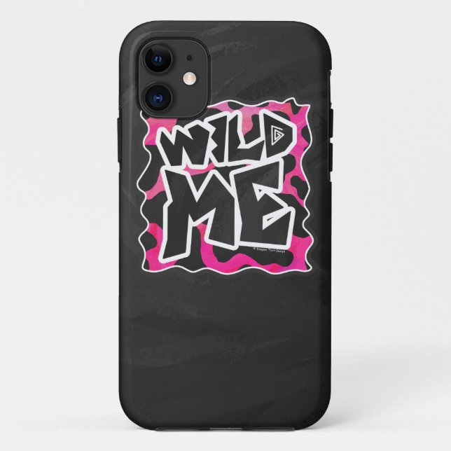 Coques Case-Mate iPhone Wild Me Vache rose et blanc (Dos)