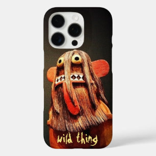 Coques iPhone 16 Pro Wild Thing Poupée Kachina Visage photo mignon Amus