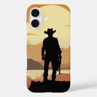 Coque Pour iPhone 16 Wild Wild West Gunslinger Case