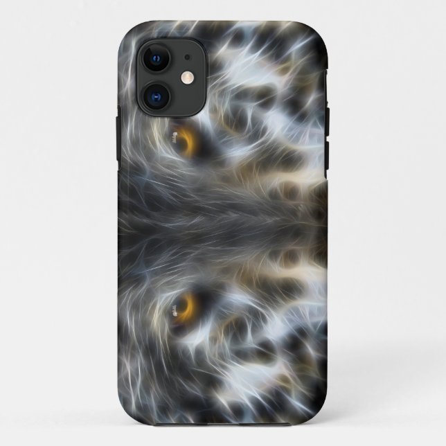 Coques Case-Mate iPhone Wild Wolf Portrait inspirant (Dos)