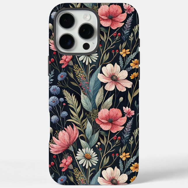 Coques Case-Mate iPhone Wildflowers Botanical Inspiration  (Verso)