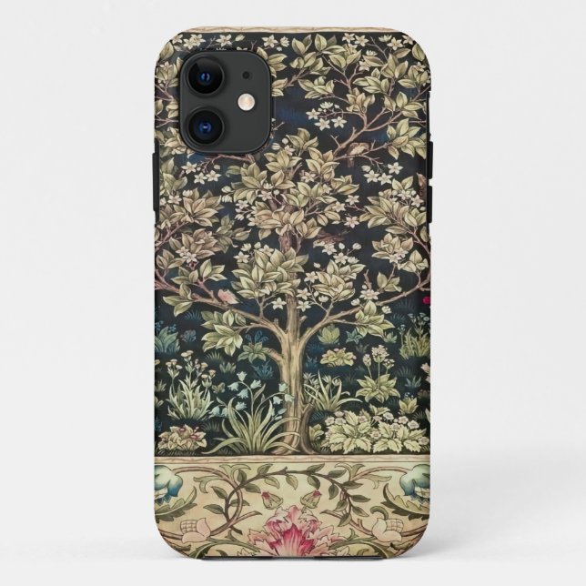 Coques Case-Mate iPhone Willam Morris de beaux designs et créations, Vint (Dos)