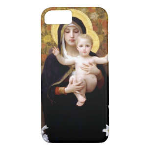 Coque iPhone 7 William Bouguereau- Madonna des lis