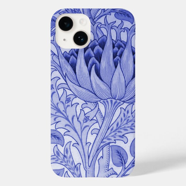 Coques Case-Mate iPhone William Morris Artichoke Indigo Blue (Verso)